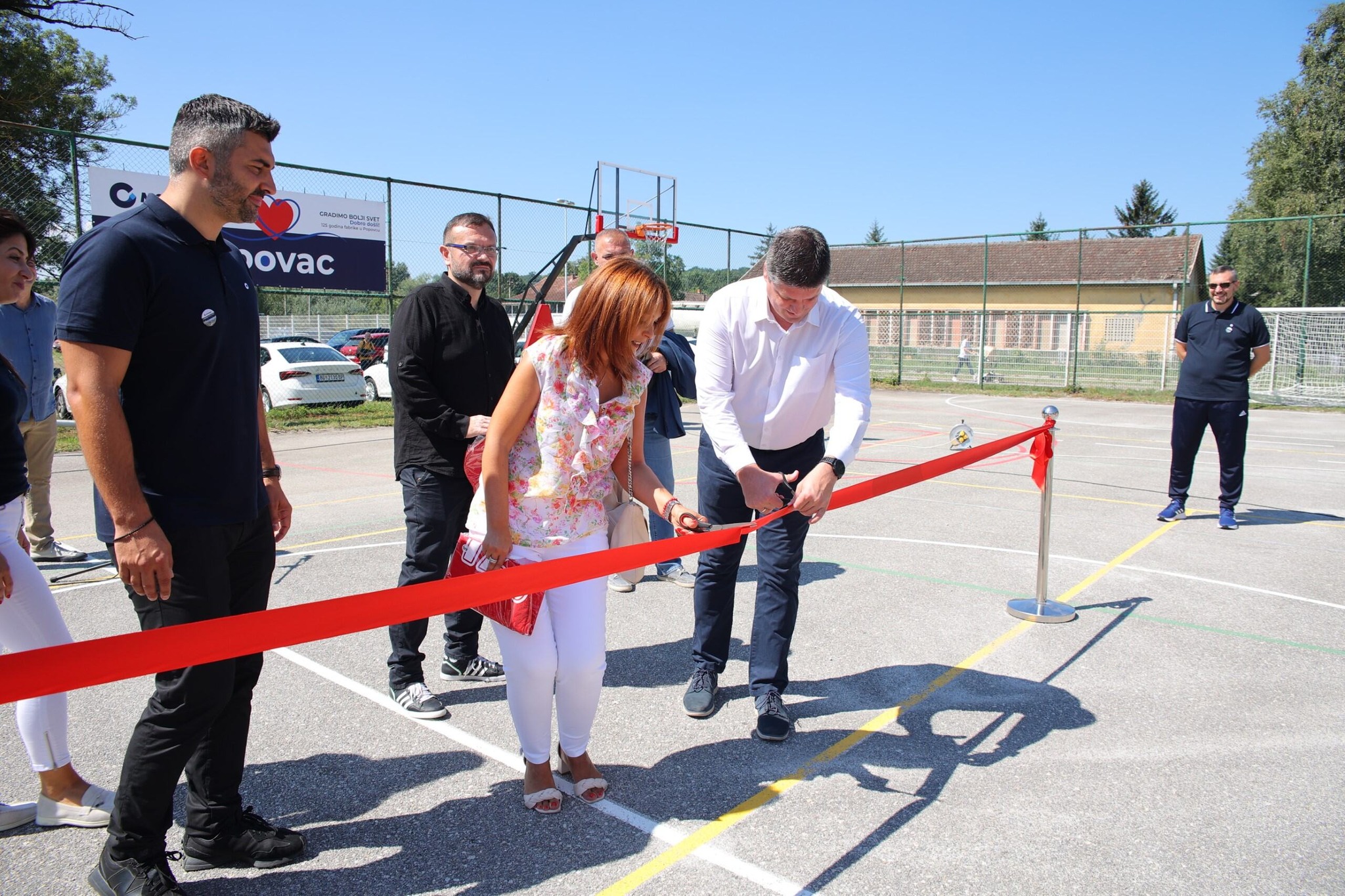 Изграђен нови терен за мале спортове у Поповцу