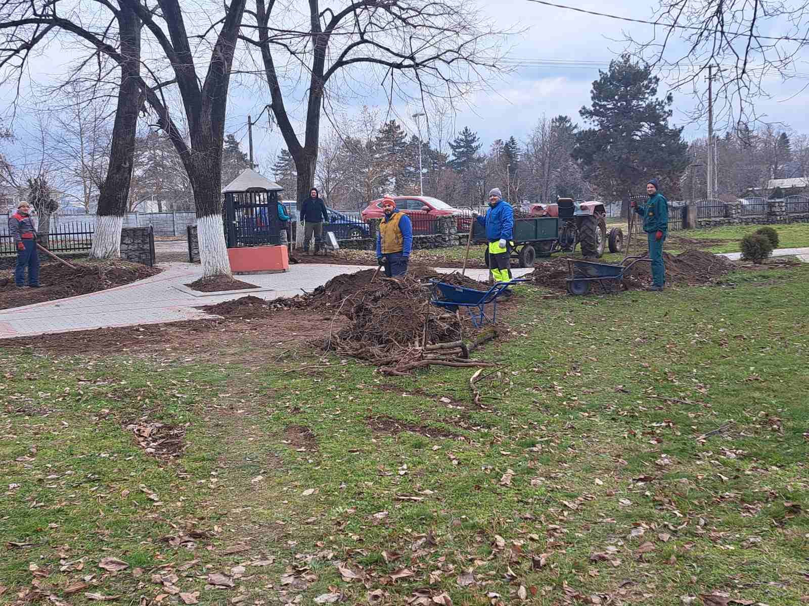 Уређење црквене порте у Поповцу